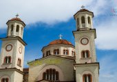 Restructured church in downtown Berat