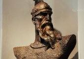 Skanderbeg portrait in the museum